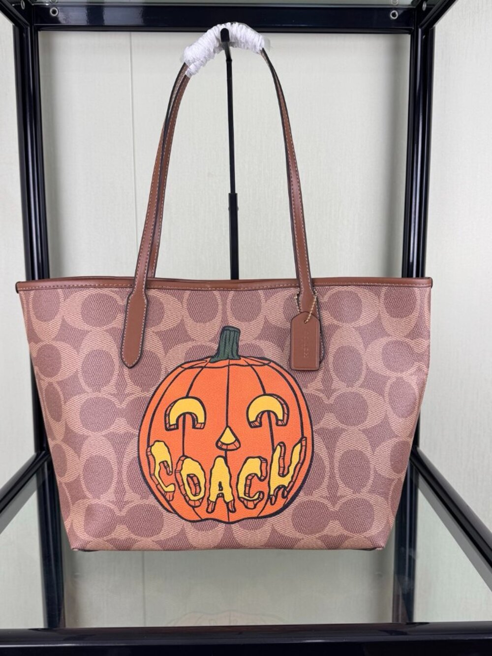 Coach Halloween Theme Tote Bag
